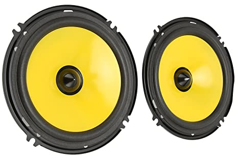 Yosoo Health Gear 2pcs Car Door Speakers, 6 inch 2-Way Full Range Frequency Car Audio Stereo Speaker Automobile Loudspeaker with Treble Bass for Vehicle, 600W