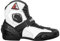 Audax Herren Motorradstiefel-Biker Boots-Sport Motorrad Stiefel aus echtem Leder-Leicht und Atmungsaktiv, mit verstärkten Protektoren Schwarz Weiss - 45