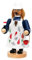 Wichtelstube-Kollektion Holz Räuchermann Räuchermännchen Räucherfigur Maler 11 x 8 x 20 cm