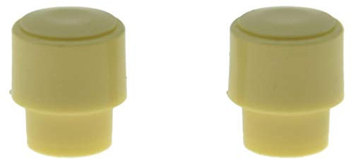 KAISH Pack of 2 Ivory Barrel Switch Tip 3 Way or 4 Way Pickup Selector Switch Knobs for USA Tele/Telecaster