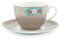 Pip Studio Cappuccino Tasse & Untertasse Blushing Birds | khaki - 280 ml