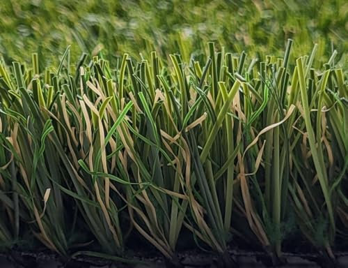 Hochwertige Kunstrasen Rasenteppich Midland für Garten - 200x500 cm - Florhöhe 40 mm - UV-Garantie 7 Jahre (DIN 53387) - Gewicht ca. 3015 gr/m²