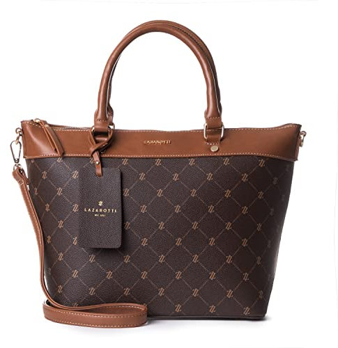 Lazarotti Palermo Shopper Tasche Damen | Umhängetasche mit Trageriemen & Henkel | große Henkeltasche 29 cm
