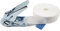 Spanngurt Zurrgurt Klemmschloss LC 800 daN 25 mm Breit Pool Zelt Extra Lang (Weiß, 12 Meter)