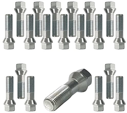 20 Boulons de roue M14x1,5 40mm conique 60° filetage partiel 20-KE141540BU