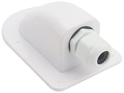 Huamengyuan Support De BoîTe D'EntréE CâBle,CâBle De Toit Pour Caravane,BoîTe D'EntréE De CâBle Solaire Passe-CâBle Toit Camping-Car PéNéTration De Toit En Abs Pour Camping-Car,Bateau,Yacht,Toits