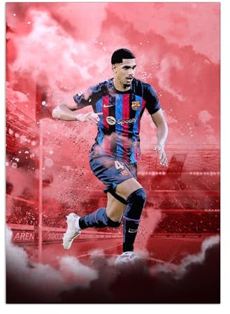 Displate FC Barcelona Metal Poster Barcelona Poster Fc Barcelona Deko Barcelona Plakette FC Barcelona Fanartikel FC Barcelona - FCB Dark Heroes - Araujo Poster 67,5x48cm