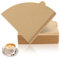 AIYONG 100 Stück VCF-02-100W Papier-Kaffeefilter, Natürliche Einweg-Kegelfilter, Papierkaffeefilter für V60 Kaffeemaschine & Pour Over Coffee Maker, für Kaffeekanne 2-4 Portionen