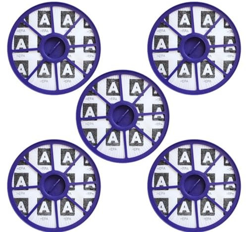 BOtizr Piezas de aspiradora Filtro HEPA, for Dyson Dc05 Dc08 DC19 DC20 DC21 aspiradora Robot de Mano inalámbrica (Color : 5 PCS)