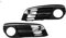 Nebelscheinwerfer Gitter für BMW F10 F11 F18 525d 528i 535i 2014-2016 51117331737 51117417785,Auto Frontstoßstange Nebelscheinwerfer Gitter Abdeckung,B-Right