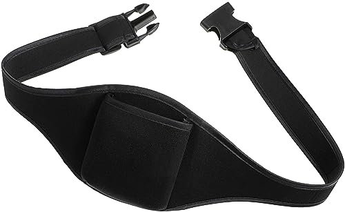 TOYANDONA Fitness Carrier Bag 1pcs Mic Belt, Microphone Pack Holder Waist Belt Microphone Carrier Pouch Adjustable Waistband Belt Bag for Fitness Instructors Theater Speakers