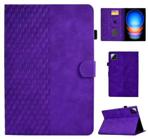 CASAFUNY Funda para Xiaomi Pad 6s Pro 12.4 2024 Protectora Carcasa para Xiaomi Pad 6s Pro con Soporte Fnción para Xiaomi Pad 6S Pro 12,4 2024, Púrpura