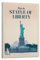 GJrjdb Vitger Poster Travel The Statue of Liberty, Leinwandkunst, Wanddekoration, Schlafzimmer, Büro, Poster, Drucke, Wandkunst, Paitings, rustikale Heimdekoration für Wohnzimmer, 50 x 75 cm