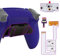 eXtremeRate Rise4 V3 RMB Remap Kit Programmabile per ps5 Controller,4 Back Button Paddles Metallo per ps5 Joystick BDM-030/040/050,Tasti Aggiuntivi Cover Grip Gommato per Joypad,Cobalt Blue