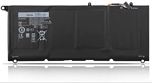 PW23Y TP1GT RNP72 Batterie de rechange pour Dell XPS 13 9360 Series XPS 13-9360-D1605G 13-9360-D1605T 13-9360-D1609 13-9360-D1609G 13-9360-D113-9360-D111 Ordinateur portable 705G 0RNP72 0TP1GT 0PW23Y