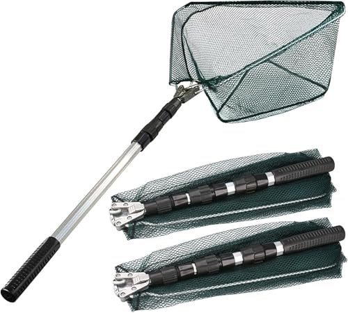 2 Pcs Red de Mariposas, Telescópicas Red Atrapa Mariposas Extensible Red para Atrapar Mariposas y Insectos con Antideslizante Mango Plegable para Atrapar Insectos, Pescar, Exterior y Jardín (150CM)