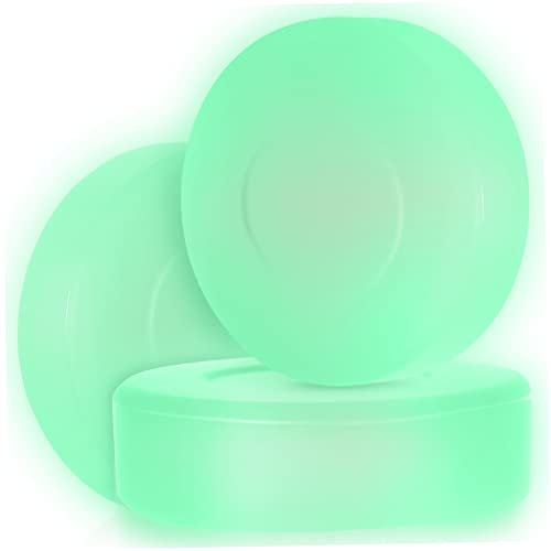 BESPORTBLE 3Stücke Leuchtende Eishockey-Pucks PVC Luminous Hockey Pucks für Training und Wettkampf für Inline Straßenhockey Spaß für Eltern und Junge Mädchen