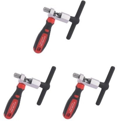 Timcryxient 3er-Set Fahrradketten-Splitter-Reparatur-Nietstift-Entferner