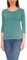 Alkato Damen Shirt 3/4 Arm mit Rundhals, Farbe: Salbeigrün Uni, Größe: XL