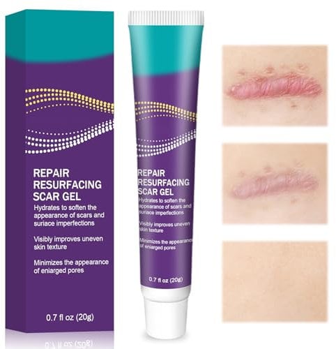 20g Crema Cicatrices, Cicatricure Cara y Cuerpo Gel Cicatrizante, Cicatriz Gel Crema Cuidado de cicatrices y reparación de la piel, Reduce Cicatrices Visibles de Cirugía, Quemaduras
