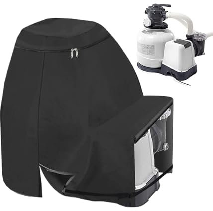 Bâche de filtre de piscine - Protection UV pour pompe de piscine - Bâche de protection pour filtre à sable pour terrasse, étang de jardin, jardin et extérieur