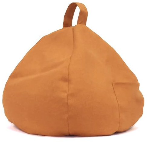 Mini-Sitzsack – 215 g Tablet-Halter | Sitzsack-Ständerkissen für Erwachsene – Leinenimitat | Schaumstofffüllung – weiche Unterstützung | freihändiges Lesen, Bett, Sofa, Autoreisen, Heimbüro