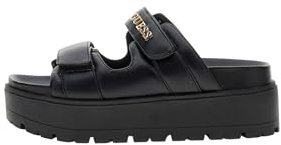 Guess Sandalen mit Keilabsatz, schwarz, FLJFAX ELE03