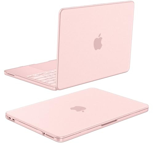 Fintie Hülle Kompatibel mit MacBook Neo 13 Zoll A3404 A18 Pro Chip 2026 | [100% Entspricht der Offiziellen Farbe] Premium Ultradünne Matte Hartschale Schutzhülle, Rosa