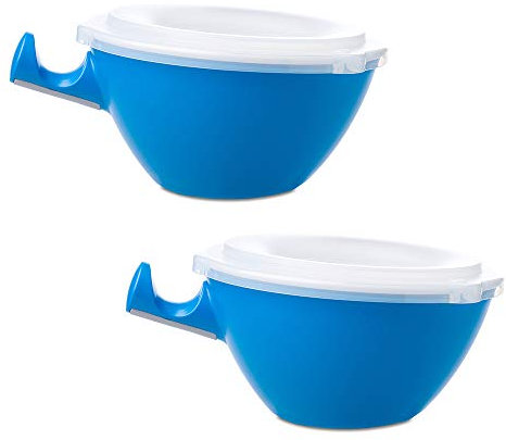 Mepal Loomm ESS Schale Porzellan Kunststoff (aqua 2er Set)