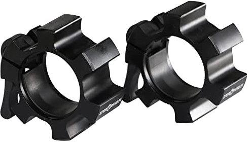Sporttrend 24® Profi Schnellverschluss Set für Hantelstangen 50mm in Schwarz | Sichere Fixierung von Gewichten und maximaler Halt