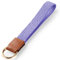 Vicloon Schlüsselband Kurz, Handschlaufe Leder, Wristlet Schlüsselband mit Runde Schnalle, Schlüsselanhänger mit Echtem Leder, für Schlüssel, ID Badge Card Holder, Mobile Handys Telefon(Violett)