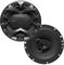 2 Audio Systems CH6520B Enceintes coaxiales 2 Voies, 16,5 cm 6,5, 125 Watts rms 250 Watts Max, impédance 4 ohms, Suspension Gomme, pour Voiture, Noir, la Paire