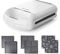 Taylor Swoden Manor Waffeleisen Sandwichtoaster, 3-in-1, mit Kapazität für 4 Sandwiches, 1200 W, 3 abnehmbare Platten Sandwiches, Waffeln und Grill, Antihaftbeschichtung, Weiß