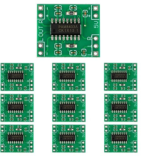 FREDY 10 Piezas PAM8403 MóDulo SúPer Mini Placa de Amplificador Digital 2 X 3W Clase D Digital 2.5V una 5V Placa de Amplificador de Potencia, 500262051
