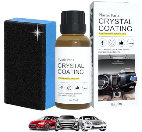 Auto-Kunststoff-Restaurator,2024 New Car Plastics Restorer,Kunststoffteile Kristalline Beschichtung,Crystal Coating Kunststoff,Autoinnenraums Renovierung Kunststofferneuerer (1)