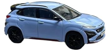 YCNXEB Miniatur Modelle 1:64 Für Hyundai KONA N Legierung Modell Auto Realistische Klassische Souvenir Originalgetreue Nachbildung