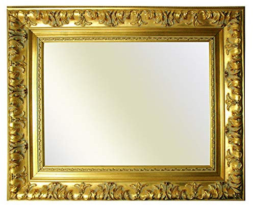 Neumann Bilderrahmen Barockrahmen gold fein verziert 979 ORO, 70x100 cm Spiegel