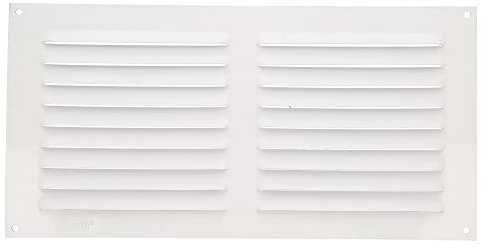 Amig - Griglia di Ventilazione in Alluminio | Adatta per Cucina e Bagno | Griglia Aerazione 150x300 mm | Bianco, 150 x 300 mm