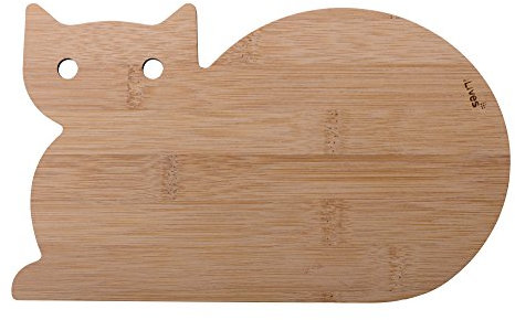 NineLives Planchette, Bois, Chat, 24 x 14,5 x 0,5 cm