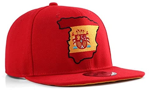 Underground Kulture Spain Red Snapback Baseball Cap