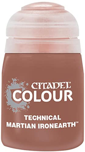 Games Workshop Citadel Paint Pot - Technical Texture Martian Ironearth Age 12+ (25 ml), Black