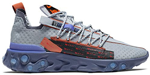 Nike React ISPA Mens Running Trainers CT2692 Sneakers Shoes (UK 6 US 6.5 EU 39, Wolf Grey Dusty Grey 001)