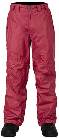 Claw Hammer Unisex Ski Pants Snowboard Salopettes Trousers (Deep Burgundy, Large)