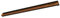 innogard 6024 – Erdanker für Rasenkante schmal – Corten-Stahl – Fixierstab, Montagehilfe, 450 x 50 x 12 mm, 1,5 mm stark