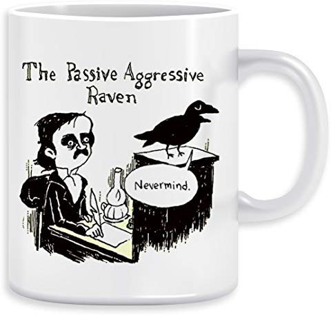 Passiv Aggressiv Rabe Kaffeebecher Becher Tassen Ceramic Mug Cup