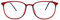 Großer Full Frame Lesebrille, Klare Sichtscheibe, Brillen, Damen Modren, progressives blaues Licht, Computer-Frühlings-Scharnier-Brille 1.5 3.0 (Color : Red, Size : 2.0)