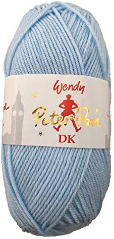 Wendy Peter Pan Baby PD03 Doppelstrickknäuel, 50 g, Blau