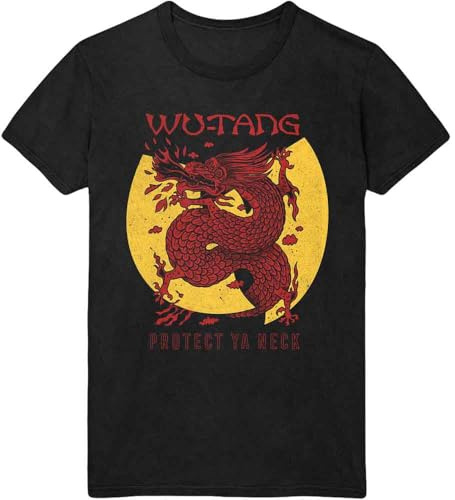 Wu-Tang Clan T Shirt Inferno Band Logo Nue offiziell Unisex Schwarz XXL