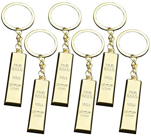 6pcs aufwändige Schlüsselanhänger Schlüsselanhänger Design Schlüsselringe Ornamente