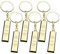 6pcs aufwändige Schlüsselanhänger Schlüsselanhänger Design Schlüsselringe Ornamente